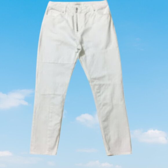 NWOT SANDRO Paris Women's White Skinny Jean Pants Size 10 - Picture 4 of 7